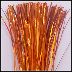 Orange Luster 1/32" x 225 Strand, 10.5" Skirts